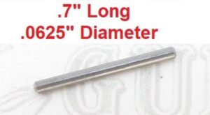 Ruger Stainless Rear Sight Pivot Pin for most Ruger Revolvers