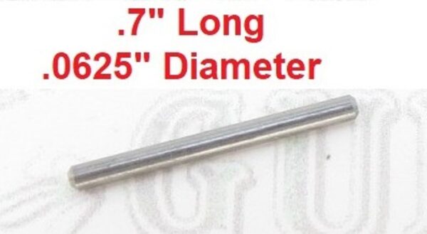 Ruger Stainless Rear Sight Pivot Pin for most Ruger Revolvers