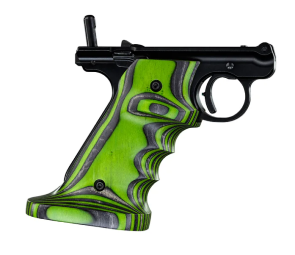 Volquartsen 22/45 Ruger Mark IV (4) Right Hand Laminated Wood Pistol Grips Green VF45TG-GR
