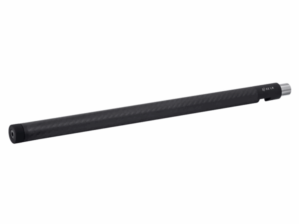 Volquartsen Ruger 10/22 Lightweight Carbon Fiber Barrel with BLACK Ends and 1/2"x28 Threads VF10LCF-CT-BE
