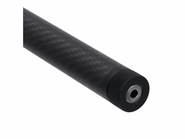 Volquartsen Ruger 10/22 Lightweight Carbon Fiber Barrel with BLACK Ends and 1/2"x28 Threads VF10LCF-CT-BE