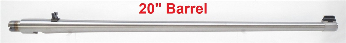 Factory 10/22 Ruger 20" Standard Taper Hammer Forged Stainless Barrel