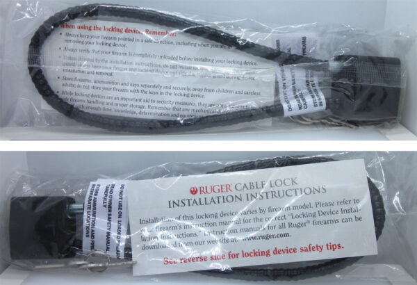 Factory Ruger Cable Gun Lock