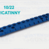 Factory Ruger Picatinny Scope Rail for 10/22 and Charger- Matte Blue