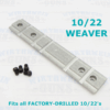 Factory Ruger Silver Weaver Scope Rail for 10/22 and Charger
