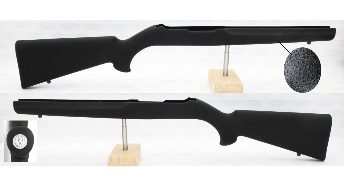 Factory Black Hogue Stock for Ruger 10/22 BULL Barrel