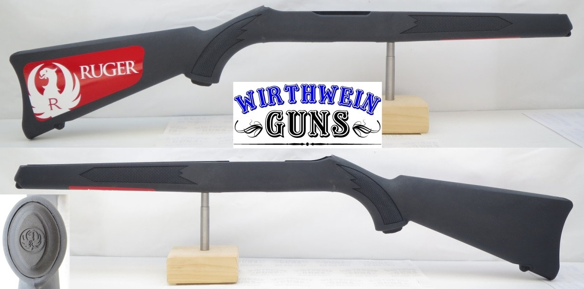 Factory Ruger 10/22 DARK GRAY Plastic Stock NON-Barrel Clamp Version
