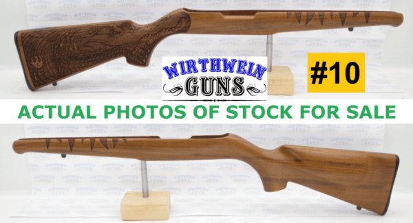 Factory Ruger 10/22 TALO GATOR 21106 WALNUT Altamont Rifle stock, Standard Barrel