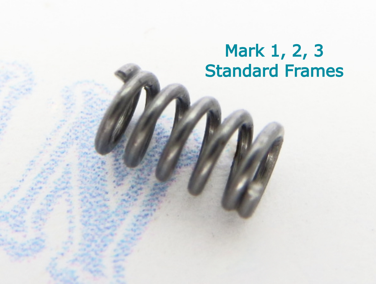 Factory Ruger Mark Series Pistol Safety Detent Spring Mark 1, 2, 3 Standard Frame