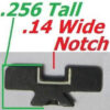 Factory Ruger Sight Blade for Adjustable Handgun Sights .140" White Outline