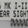 Factory Ruger Sight Elevator - Elevation Spring for Adjustable Handgun Sights