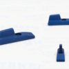 Factory Ruger Front Sight for Ruger Mark Pistols with Bull, Slab or Fluted Barrels in Matte Blue