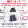 Factory Ruger 6-40 front sight screw for Ruger Mark Pistols