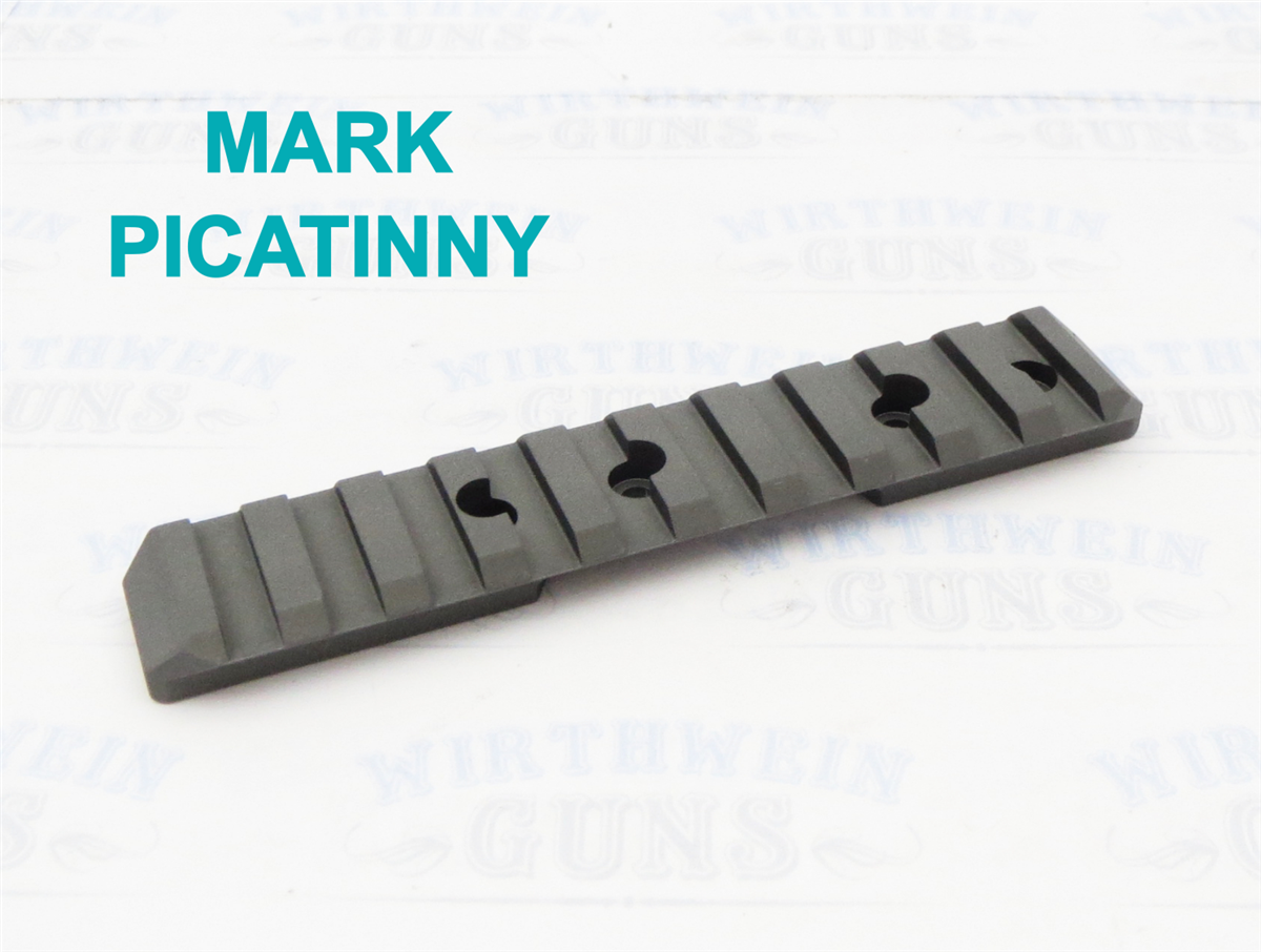 Ruger Reversible Picatinny Rail for ALL Mark Pistols and Tac-Sol Pac-Lite Gun Metal Gray