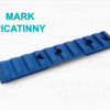 Ruger Reversible Picatinny Rail for ALL Mark Pistols and Tac-Sol Pac-Lite Matte Blue
