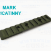 Ruger Reversible Picatinny Rail for ALL Mark Pistols and Tac-Sol Pac-Lite Matte OD Green