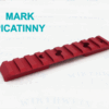 Ruger Reversible Picatinny Rail for ALL Mark Pistols and Tac-Sol Pac-Lite Matte Red