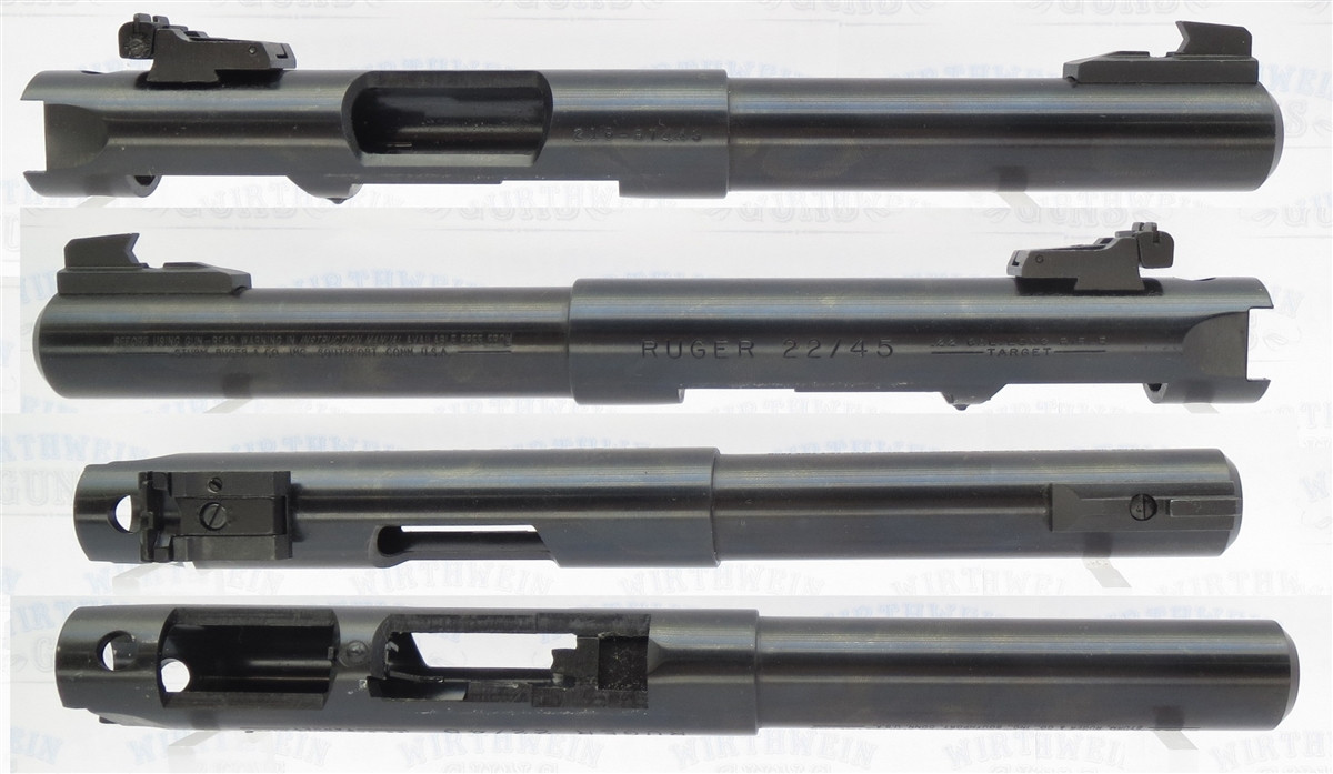 USED Ruger Mark 3 Upper Model 10107 Take Off Blued 5.5" Target Bull with Sights (22/45 Markings)
