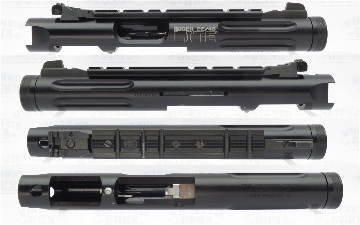 USED Ruger Mark 3 LITE Model 3903 Upper 4.4" Black with Sights 1/2" x 28 Threads
