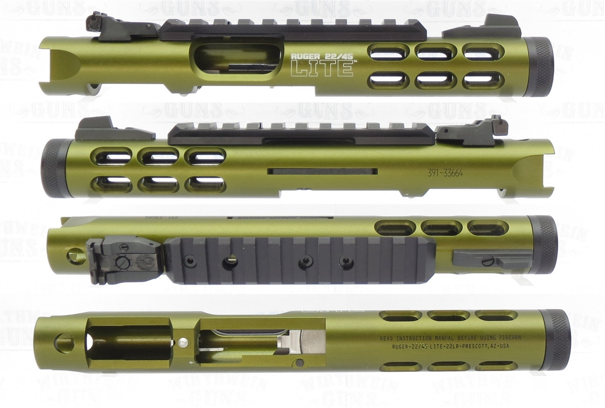 USED Ruger Mark 3 LITE Model 3912 Upper 4.4" OD Green with Sights 1/2" x 28 Threads