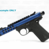 Ruger NEW Take Off BLUE Anodized LITE Upper with Rail and Sights