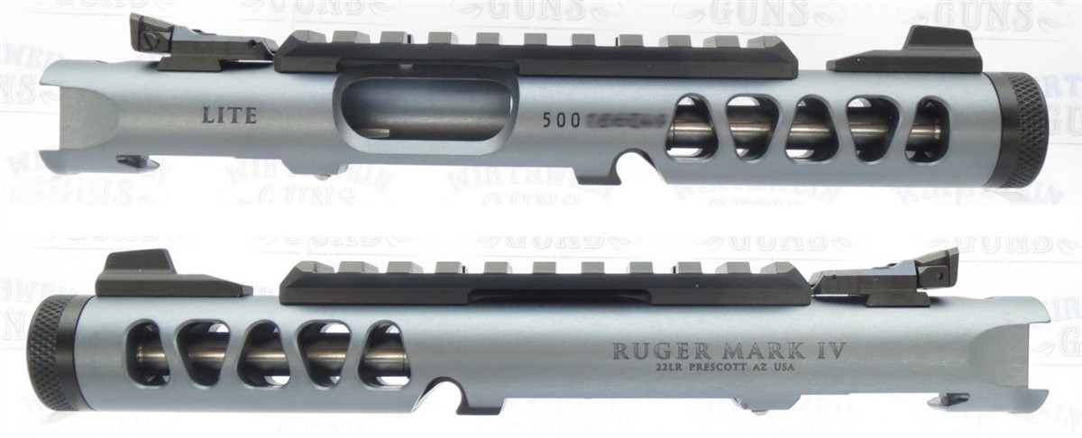 Mark IV 4 Ruger NEW Threaded 1/2x28" Take Off Diamond Gray Anodized LITE Upper with Rail and Sights 43918