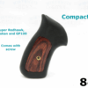Ruger GP100, Super Redhawk, Alaskan Compact Rosewood Panel Grip 70084