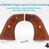 RUGER Smooth Rosewood Grips for SQUARE Trigger Guard Super Blackhawk