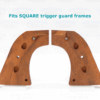 RUGER Smooth Rosewood Grips for SQUARE Trigger Guard Super Blackhawk