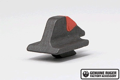Ruger Short Red Ramp Plunger Latch Front Sight for GP100 and Super Redhawk (and more) Revolvers