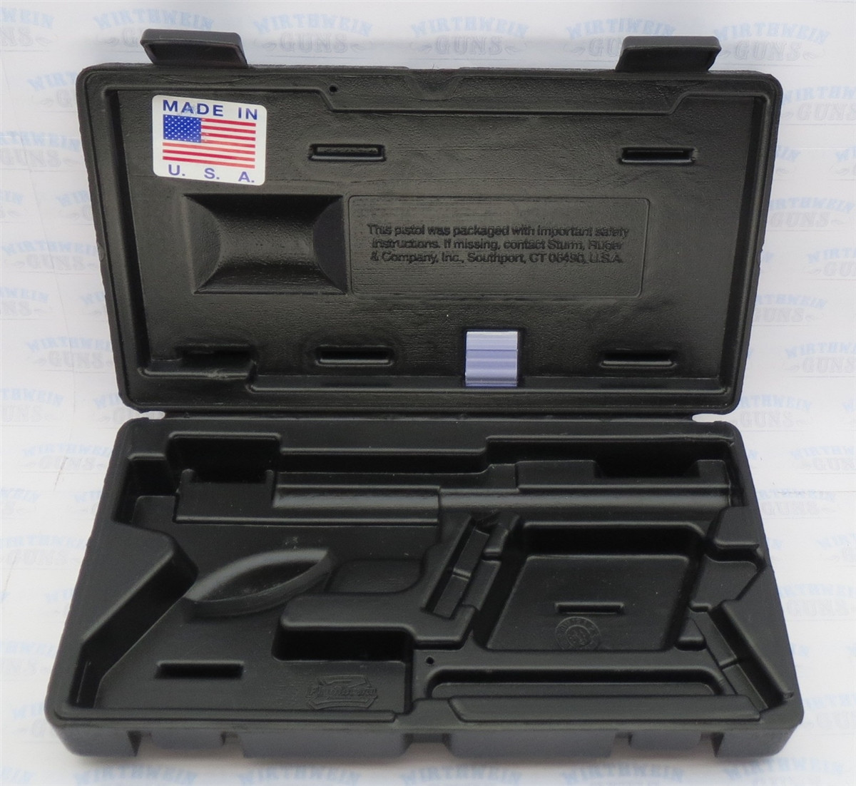 Ruger BLACK Blow Mold Flambeau Mark Pistol Case 7" Barrel Max.