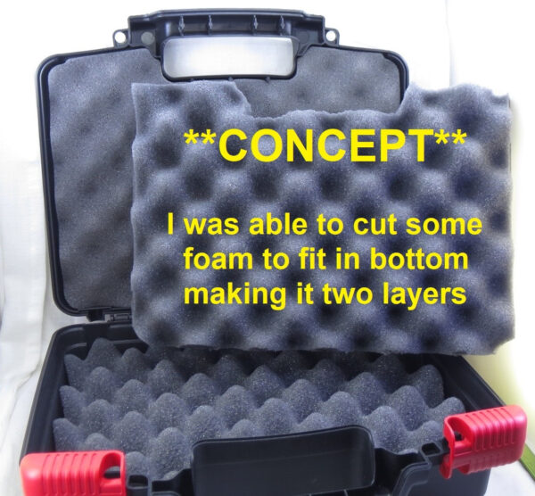 Factory Ruger Mark Small Pistol Case 5.5" Barrel Max.