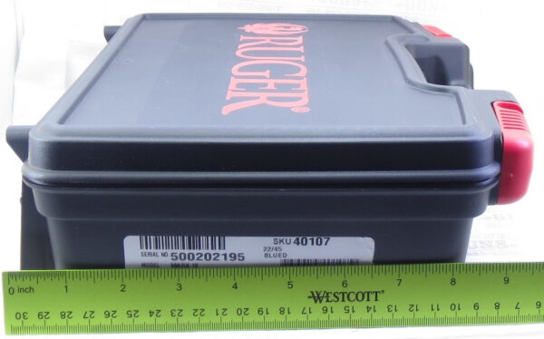 Factory Ruger Mark Small Pistol Case 5.5" Barrel Max.
