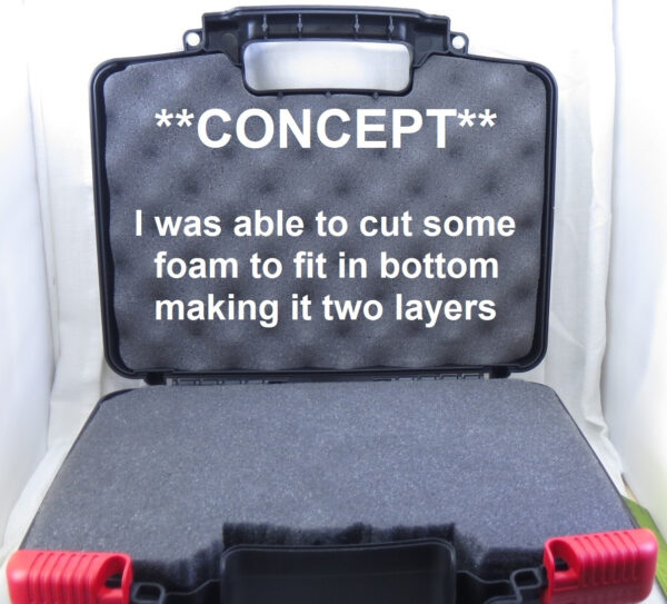 Factory Ruger Mark Small Pistol Case 5.5" Barrel Max.
