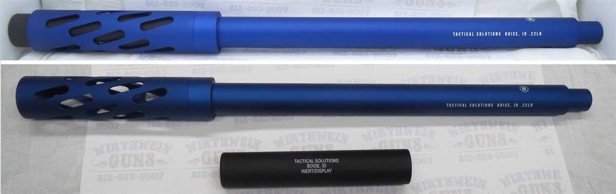Tactical Solutions Matte Blue SBX Barrel for Ruger 10/22