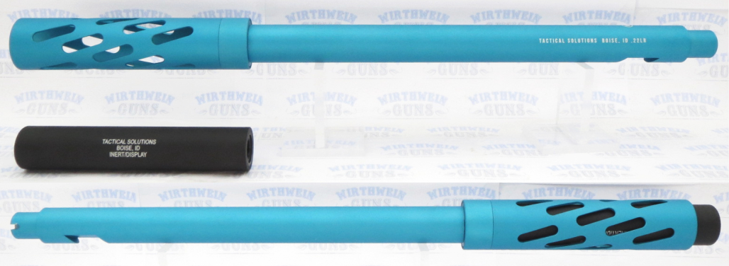 TacSol Matte Turquoise SBX Barrel for Ruger 10/22