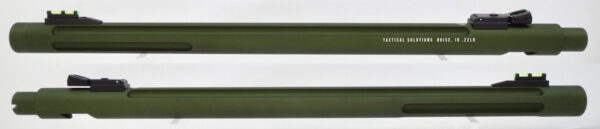 Tactical Solutions Open Sight X-Ring 1/2"-28 Threaded Barrel OD Green for Ruger 10/22