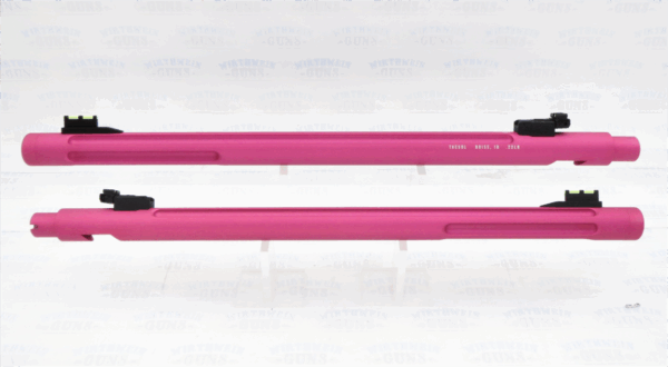 Tactical Solutions Open Sight X-Ring 1/2"-28 Threaded Barrel Matte Raspberry Pink for Ruger 10/22
