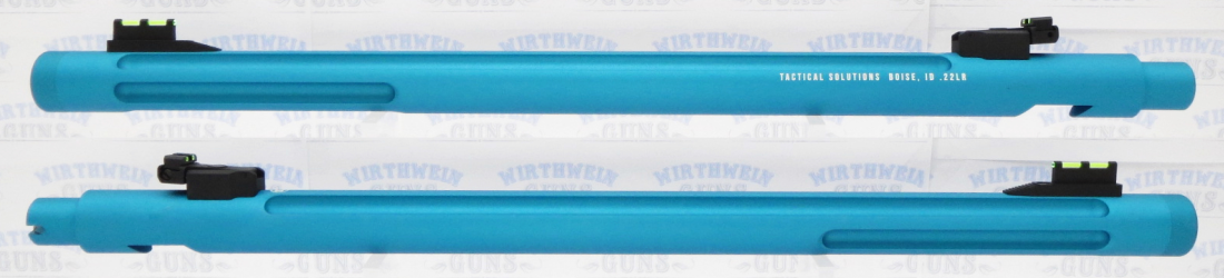 TacSol Open Sight X-Ring 1/2"-28 Threaded Barrel Matte Turquoise