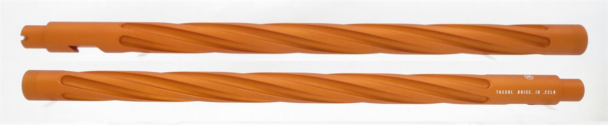 TacSol Performance X-Ring Barrel MATTE ORANGE Threaded 1/2x28