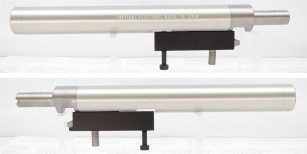 TacSol Tactical Solutions Takedown Charger 9" Bull Barrel (SBR for 10/22) Bright Silver