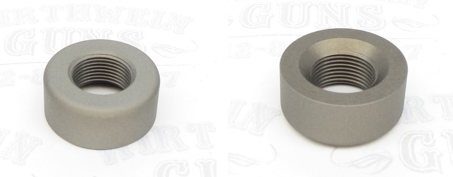 TacSol X-Ring Ruger 10/22 REPLACEMENT .920" Diameter Thread Protector (End Cap) 1/2"x28 Matte Gun Metal Gray