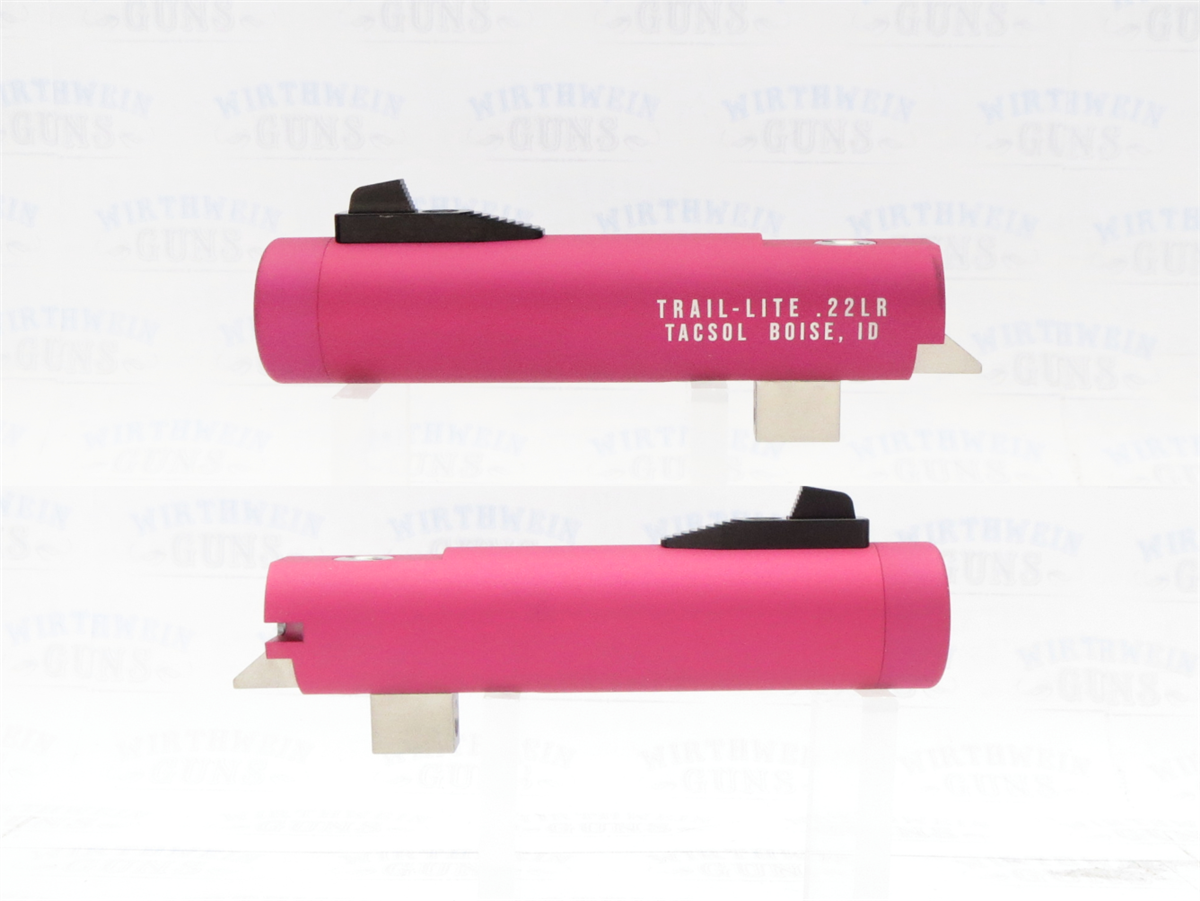 Tactical Solutions 4" Trail-Lite Non-Fluted Matte Raspberry Pink Threaded 1/2" x 28