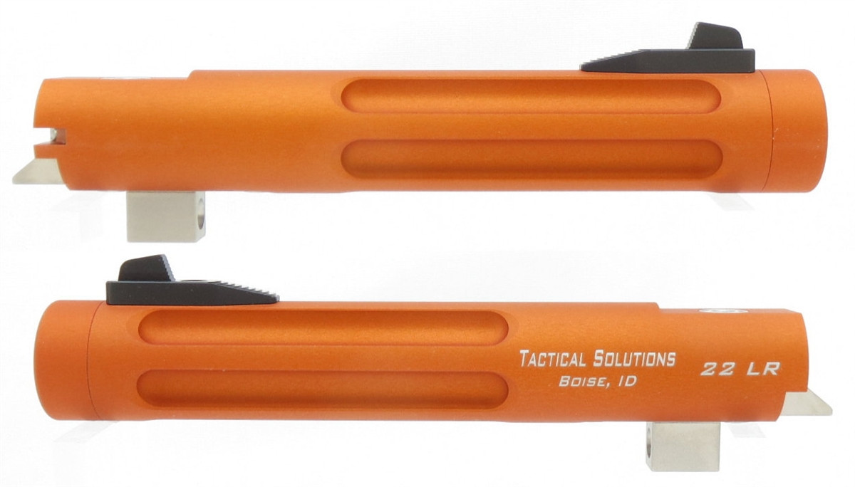 TacSol Tactical Solutions Fluted 5.5" Trail-Lite Browning Buck Mark Barrel Threaded 1/2" x 28 Matte Orange