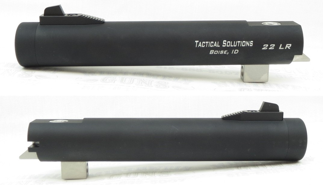 TacSol Tactical Solutions NON-Fluted 5.5" Trail Lite Buck Mark Barrel Threaded 1/2"x28 Matte Black