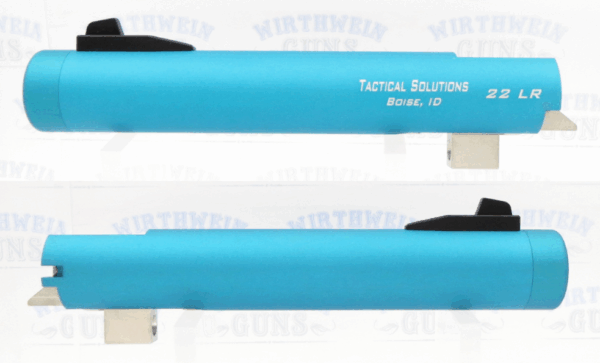 TacSol Tactical-Solutions NON-Fluted 5.5" Trail Lite Buck Mark Barrel Threaded 1/2"x28 Matte Turquoise