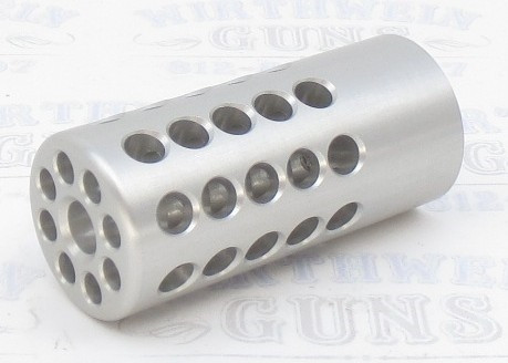 TacSol Tactical Solutions 1/2x28 Trail-Lite Buck Mark Compensator SILVER