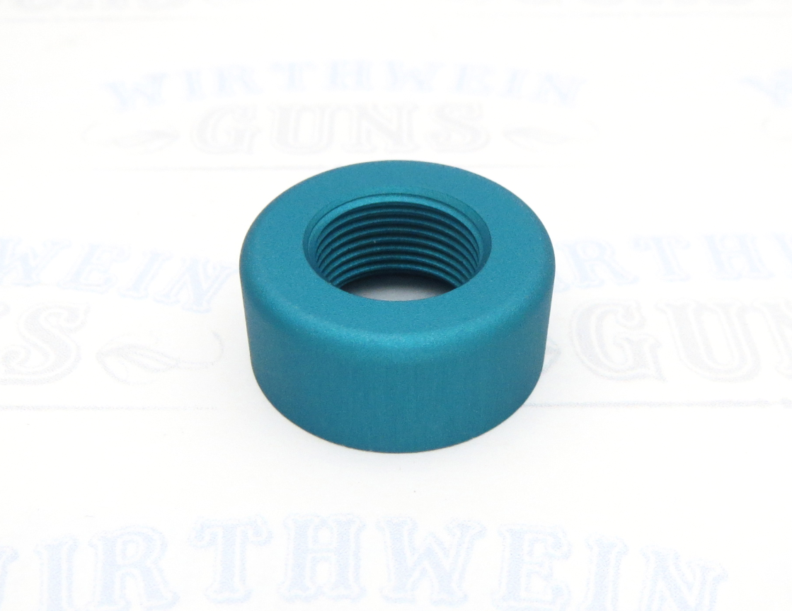 TacSol Tactical Solutions Trail-Lite Thread Protector Matte Turquoise 1/2x28
