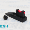 Tactical Solutions Pac-Lite Red HIGH Fiber Optic Front Sight FOFS-H-RD