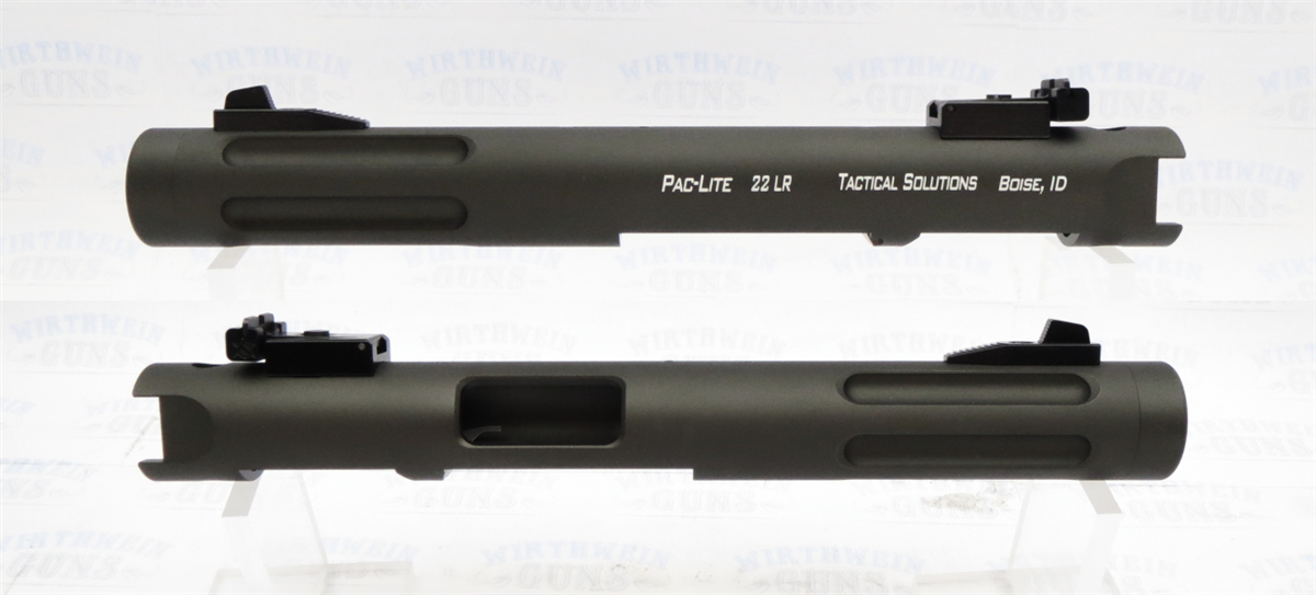 TacSol4.5 Fluted Pac-Lite Dark Matte OD Green 1/2"x28 threads